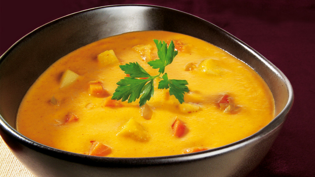 Möhren-Kokos-Curry-Suppe Rezept | tegut...