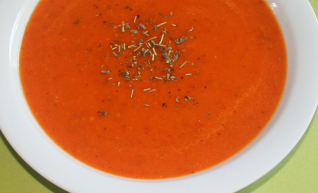 Paprika-Tomaten-Suppe Rezept | tegut...